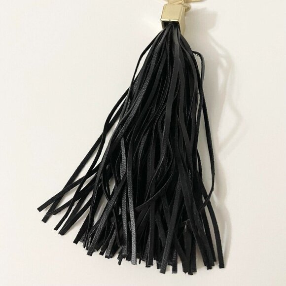 2015 Victorias Secret Keychain Purse Tag Tassel Canada Flag 8 Inch - Picture 8 of 13